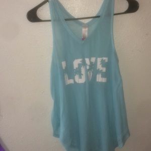 Light blue tank top